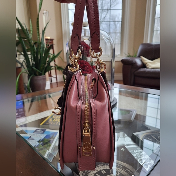 Coach Dreamer handbag in dust pink - Picture 2 of 12